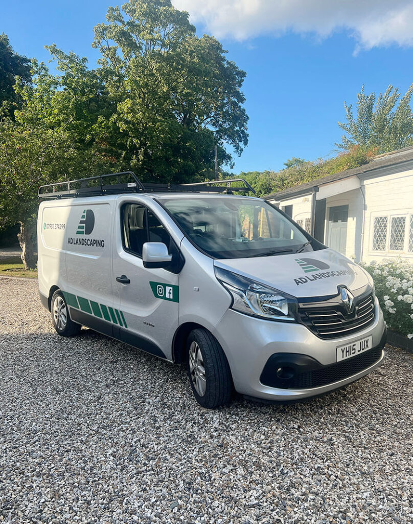 AD Landscaping Van